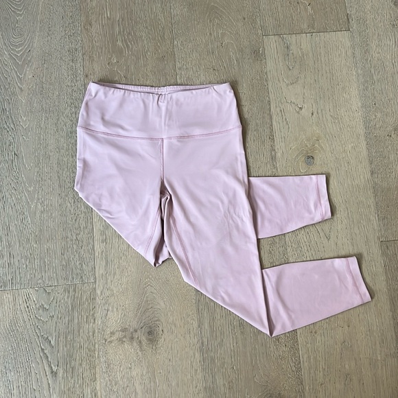 NWOT Medium Baby Pink Leggings. Full / Floor / Ankle Length. 7/8 Length. - Picture 1 of 11